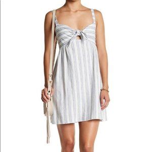 CAD Tie front babydoll dress